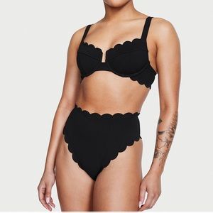 Victorias Secret High Waisted Scallop Bikini Bottoms
